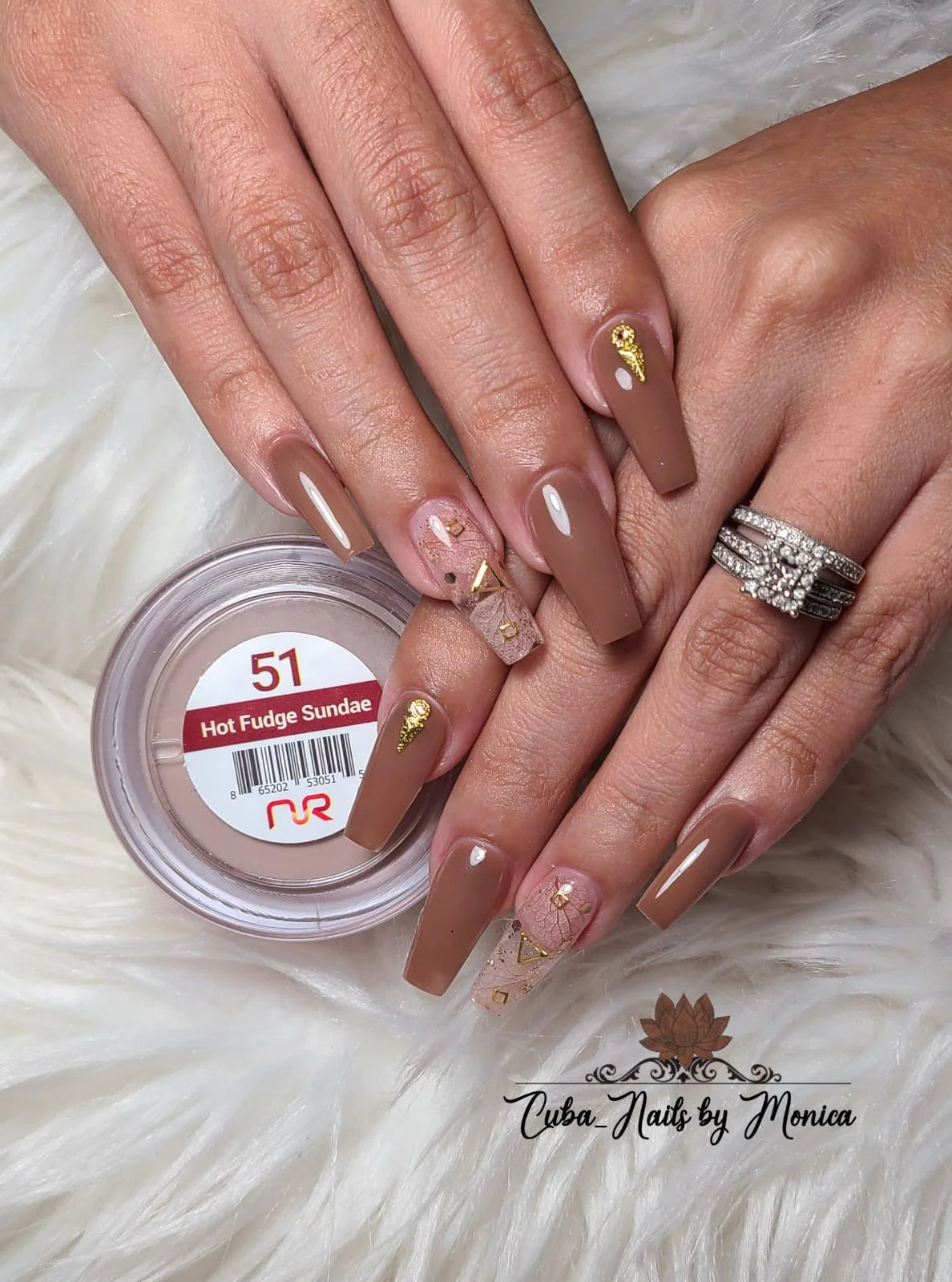 Trio Dip/Acrylic Powder 051 Hot Fudge Sundae