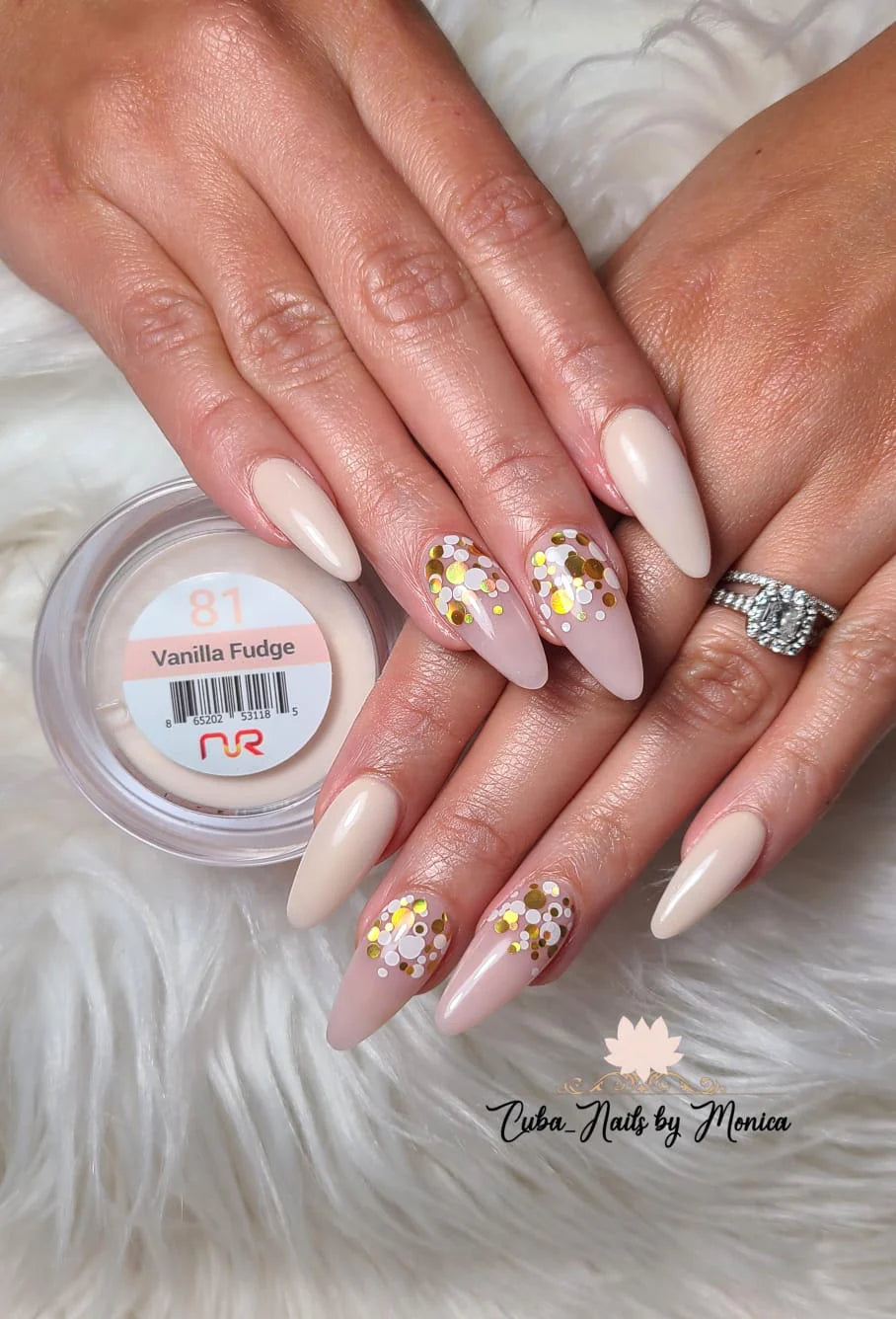 Trio Dip/Acrylic Powder 081 Vanilla Fudge