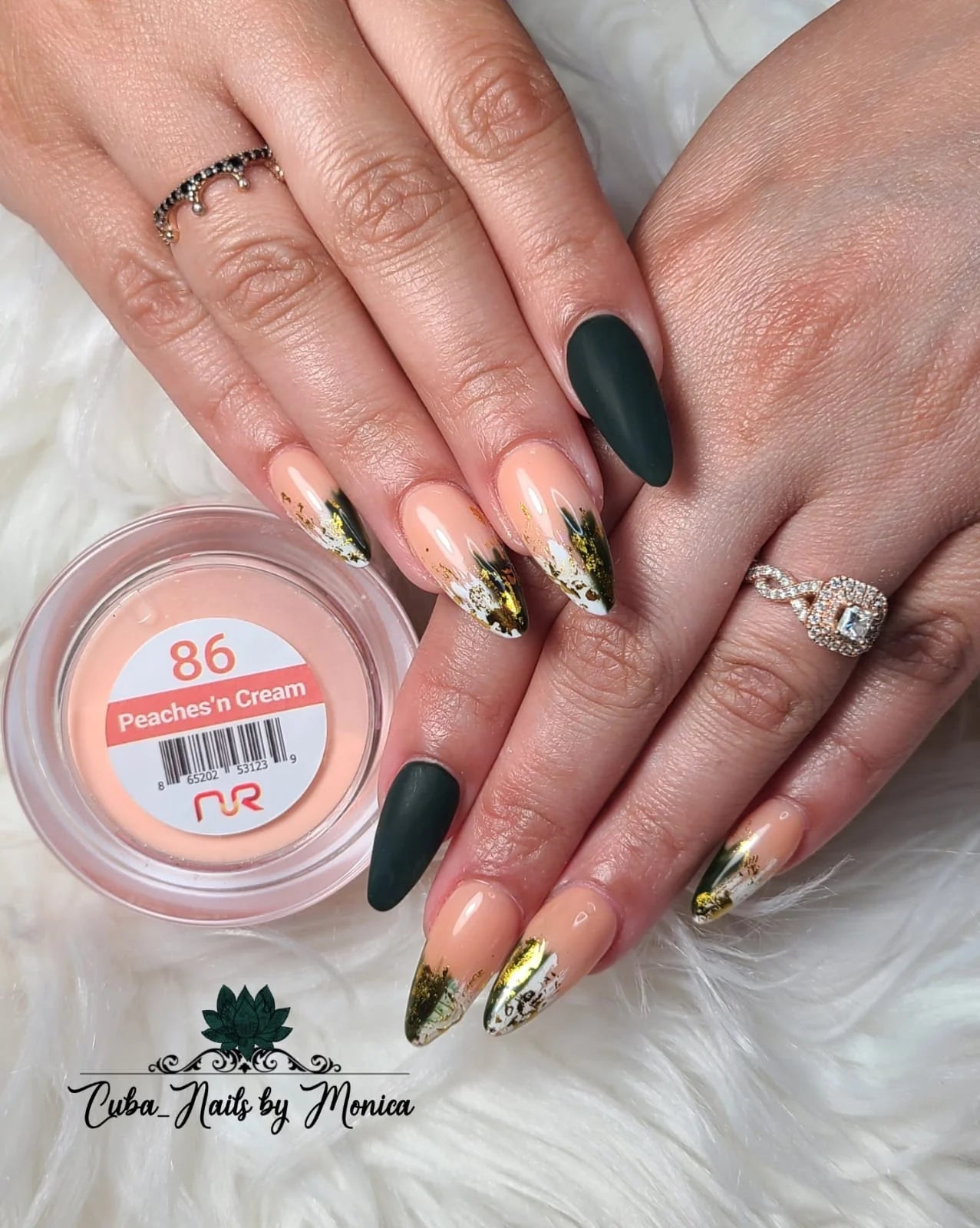 Trio Dip/Acrylic Powder 086 Peachers'n Cream