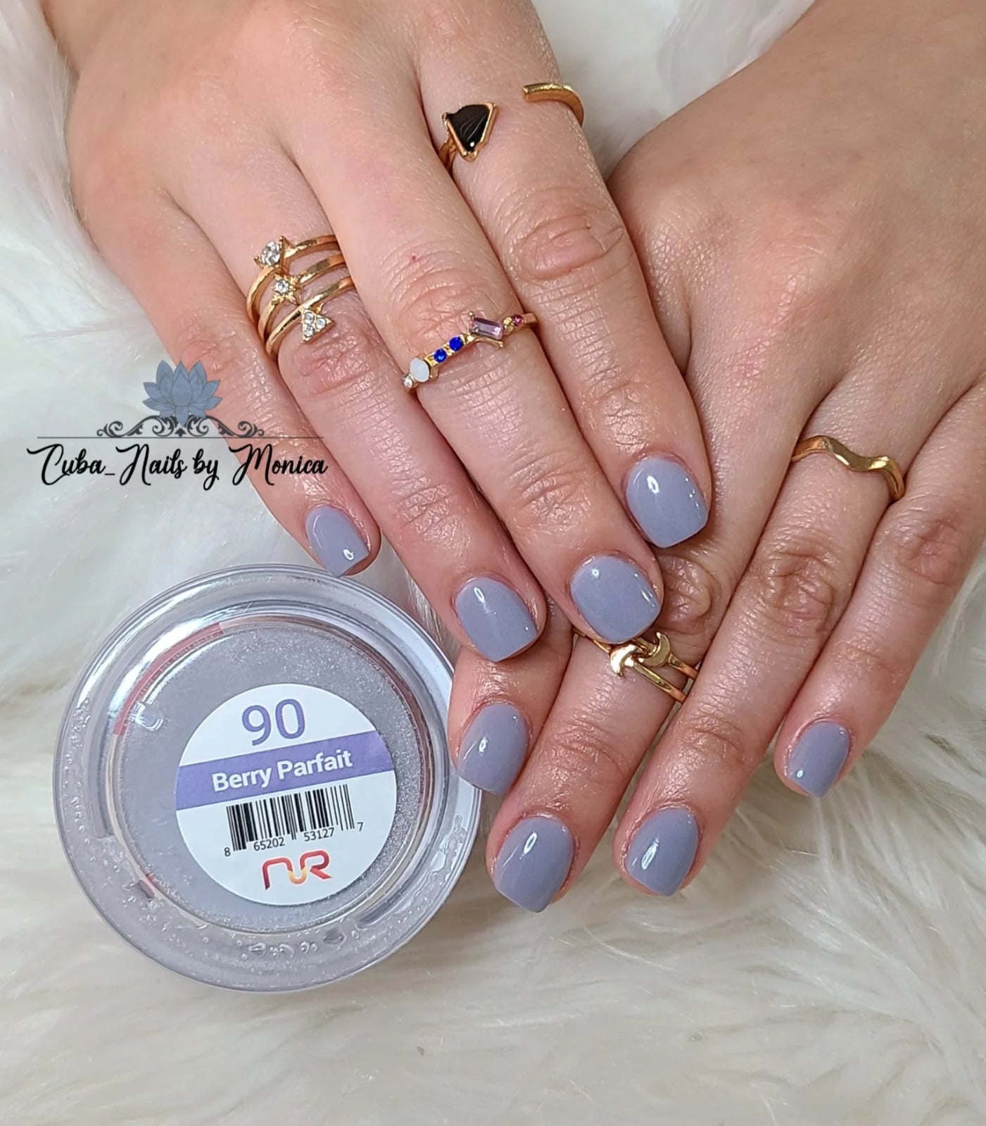 Trio Dip/Acrylic Powder 090 Berry Parfait