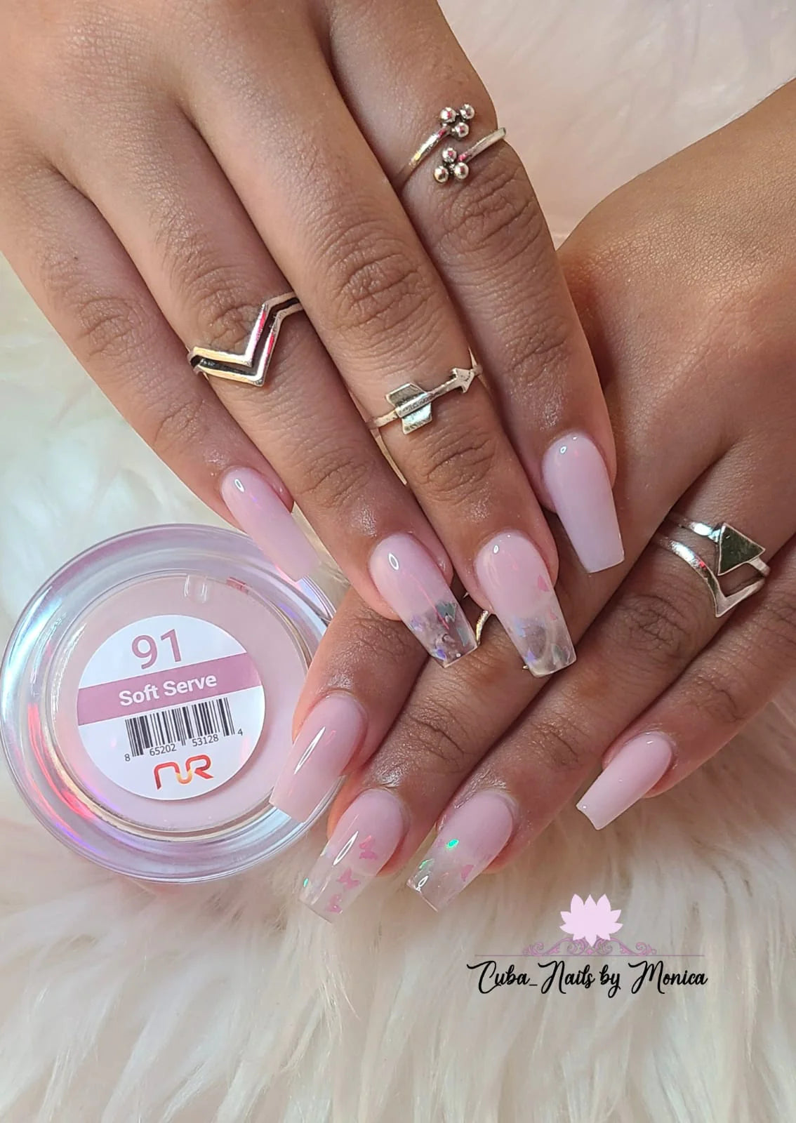 Trio Dip/Acrylic Powder 091 Soft Serve