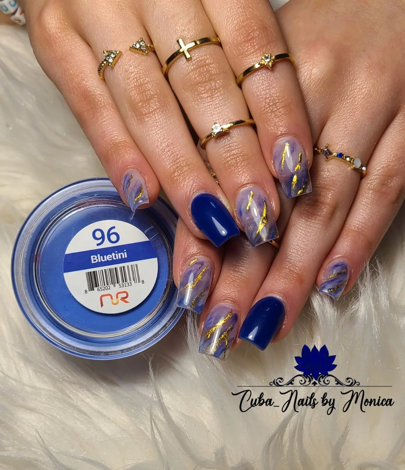 Trio Dip/Acrylic Powder 096 Bluetini