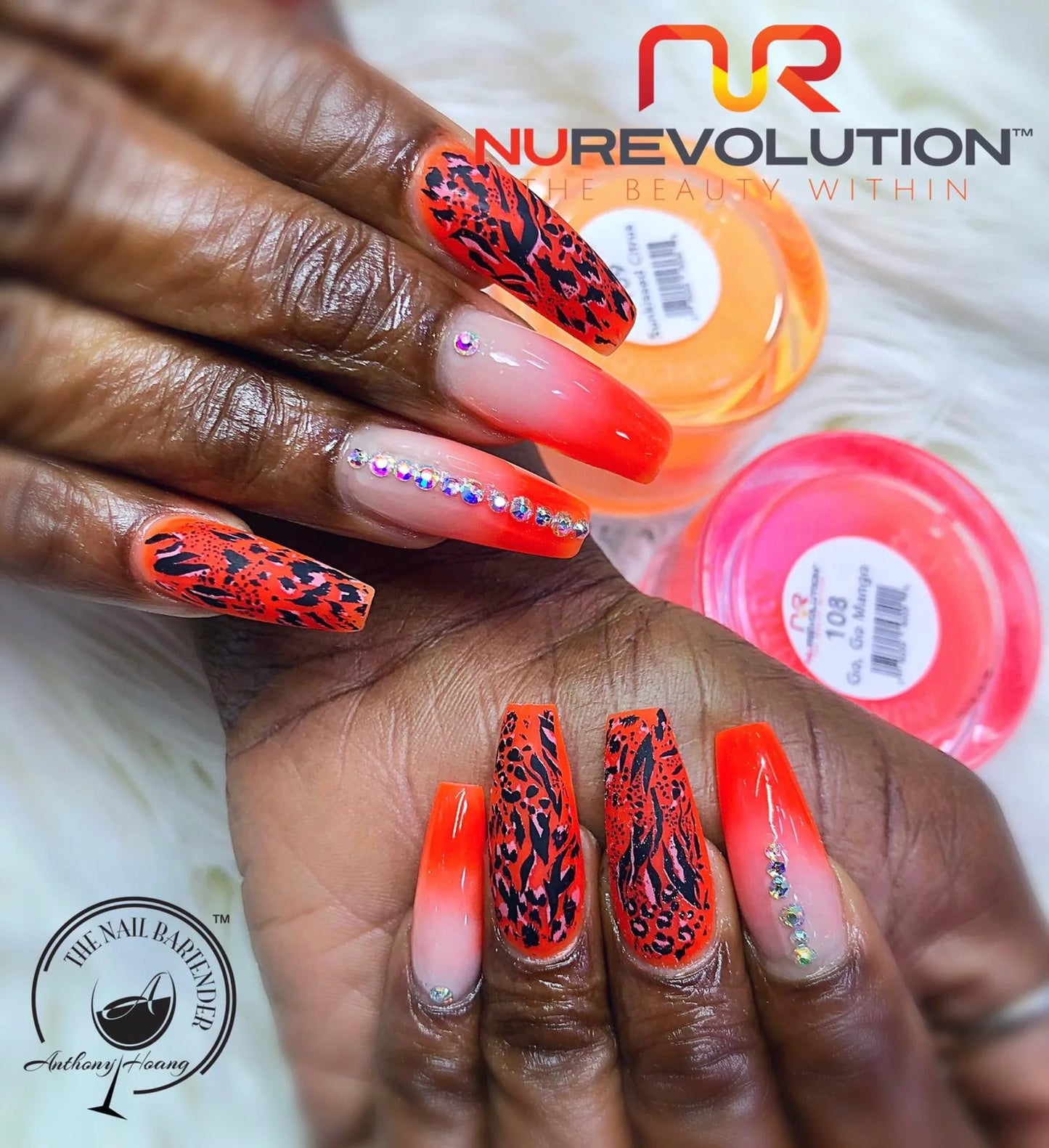 Trio Dip/Acrylic Powder 108 Go, Go Mango