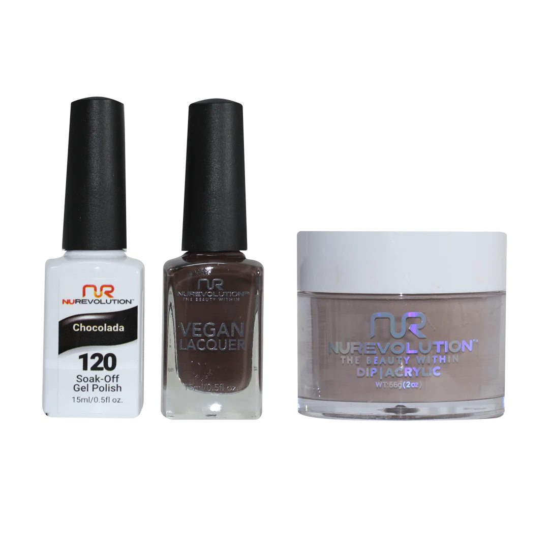 Trio set 120 Chocolada