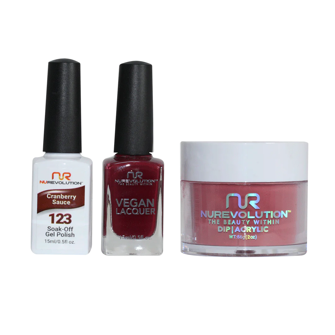 Trio set 123 Cranberry Sauce