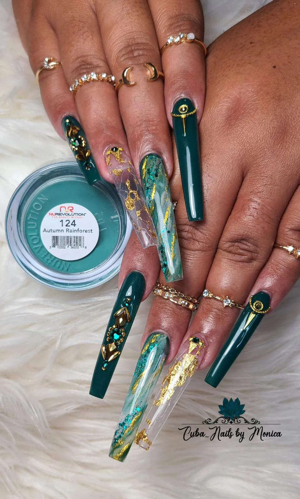 Trio Dip/Acrylic Powder 124 Autumn Rainforest