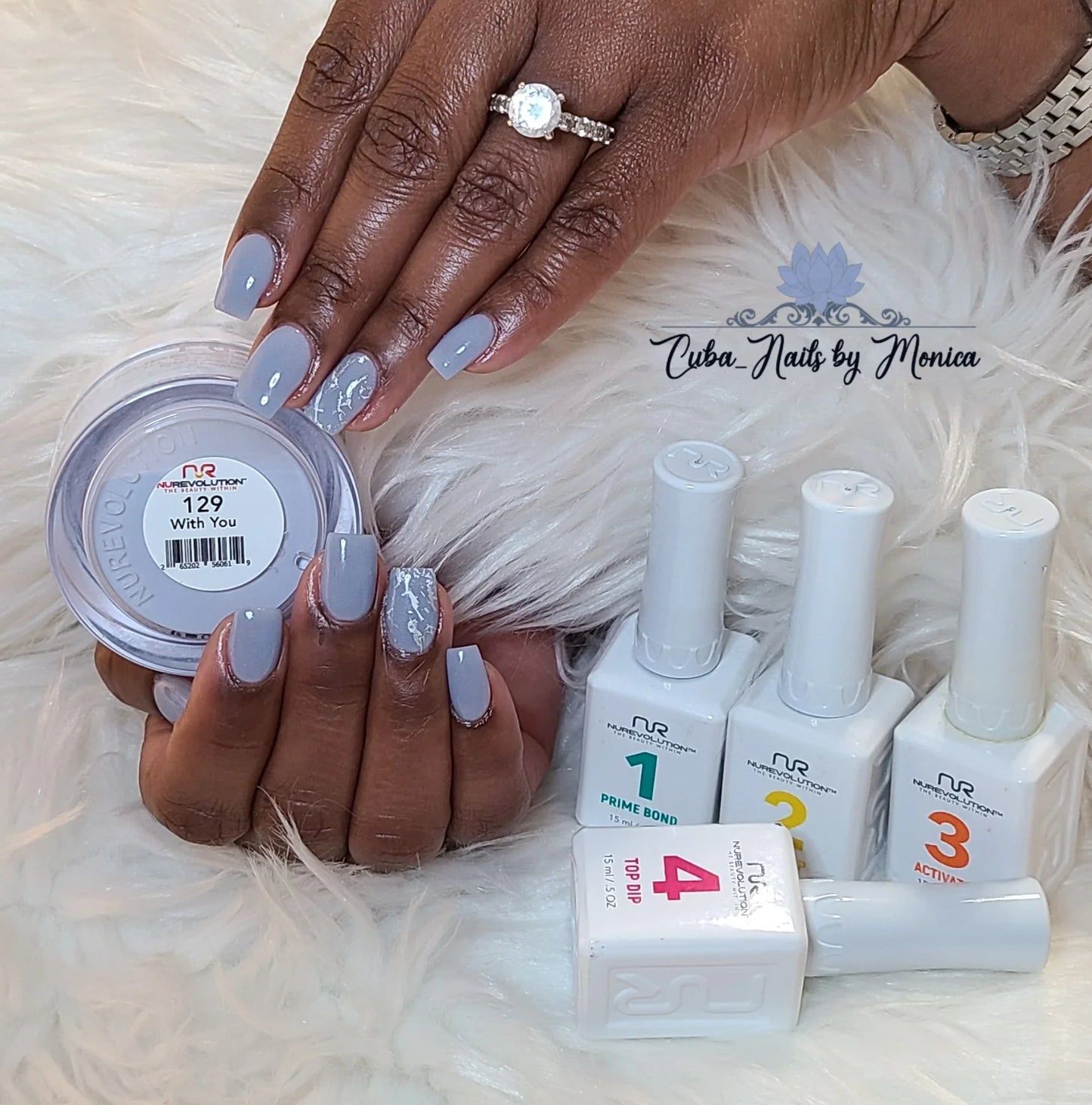 Trio Dip/Acrylic Powder 129 With You