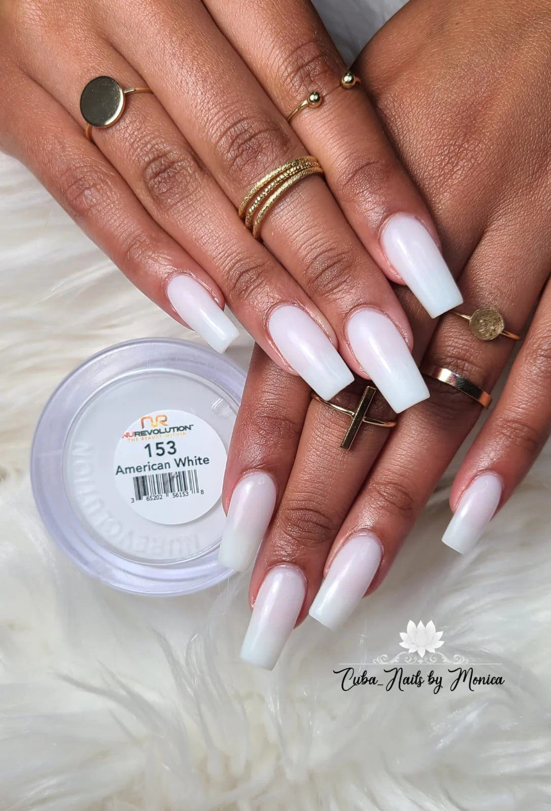 Trio Dip/Acrylic Powder 153 American White