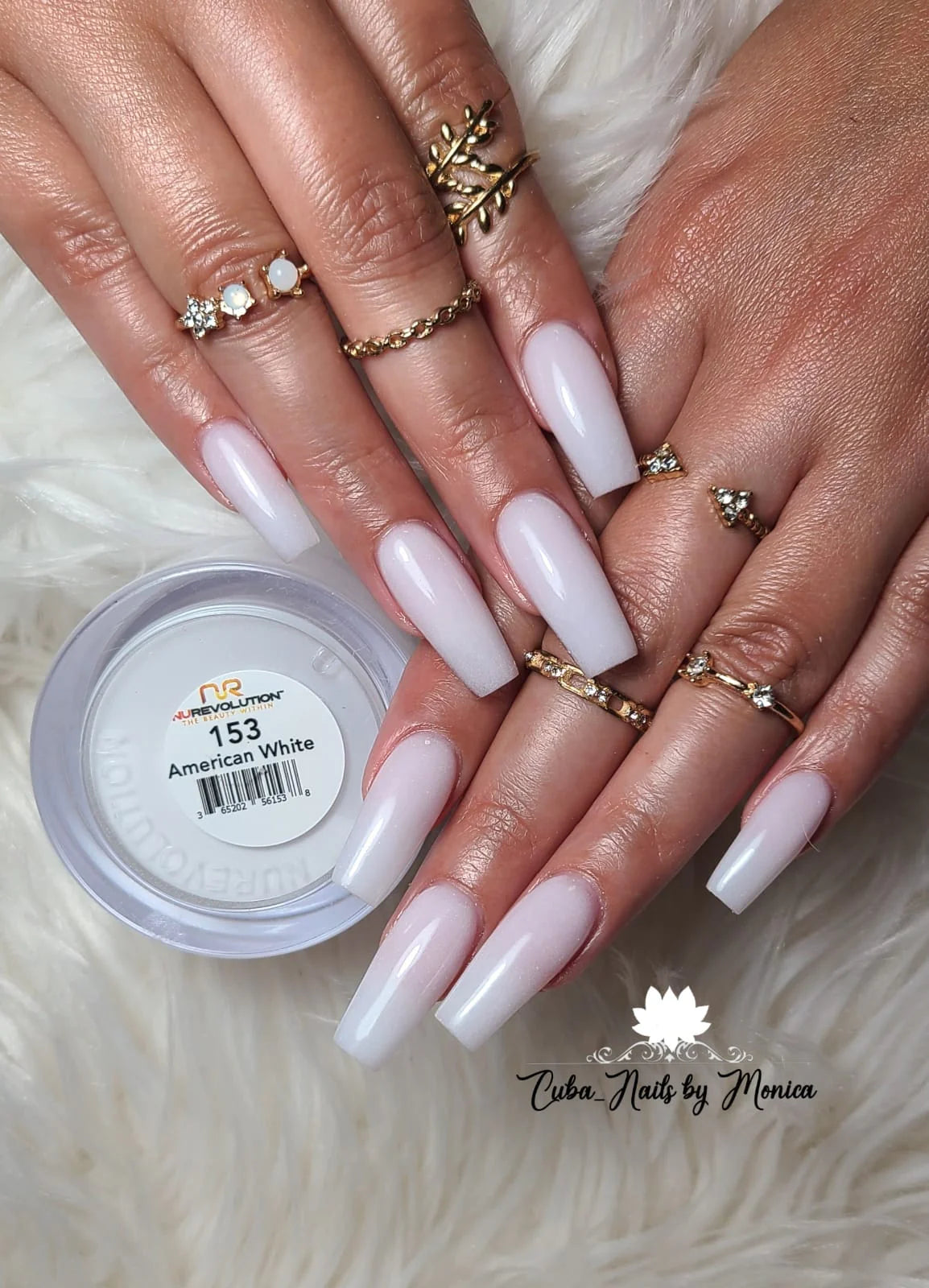 Trio Dip/Acrylic Powder 153 American White