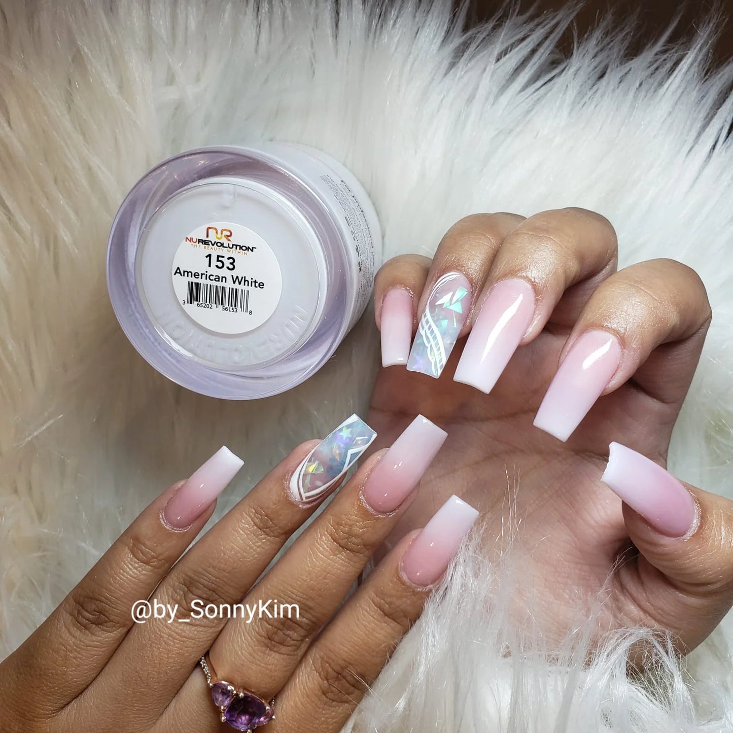Trio Dip/Acrylic Powder 153 American White
