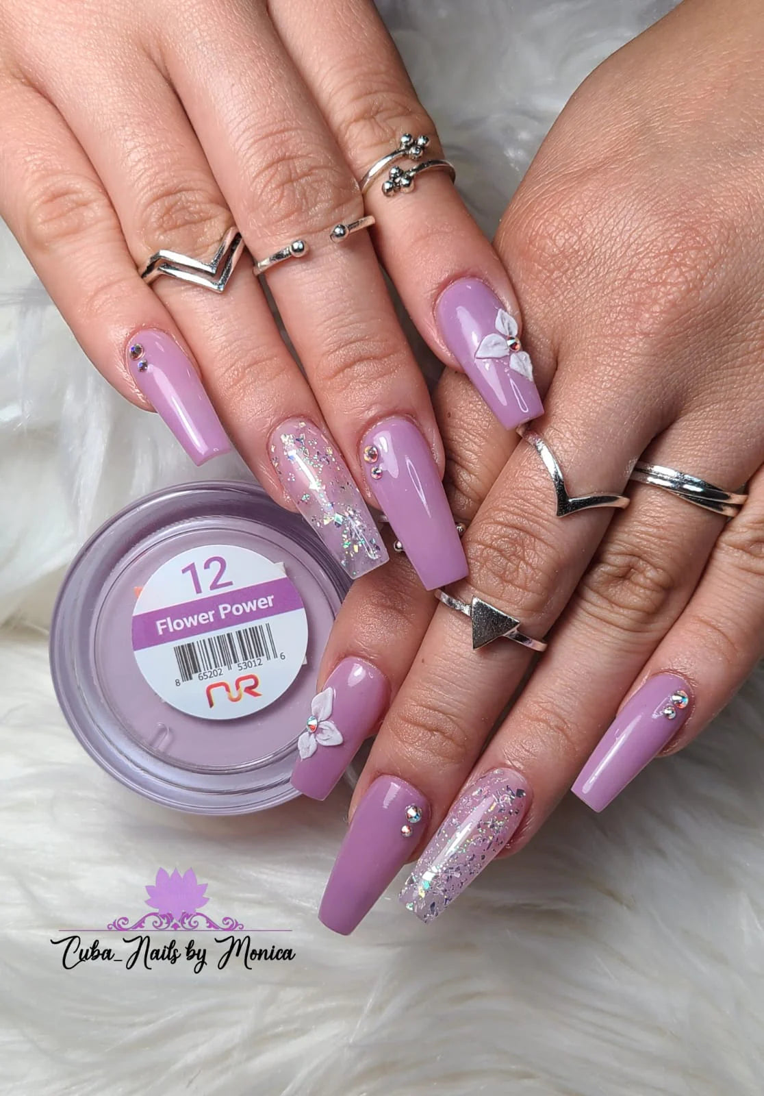 Trio Dip/Acrylic Powder 012 Flower Power