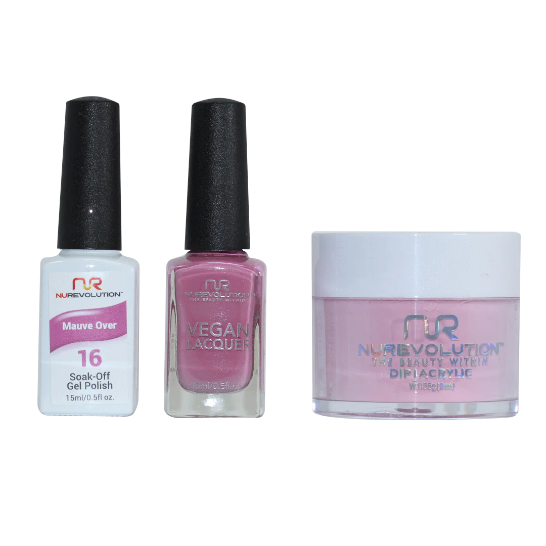 Trio set 016 Mauve Over