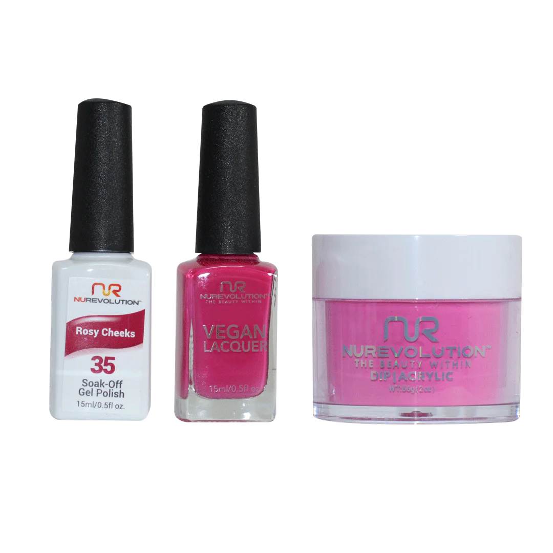 Trio set 035 Rosy Cheeks