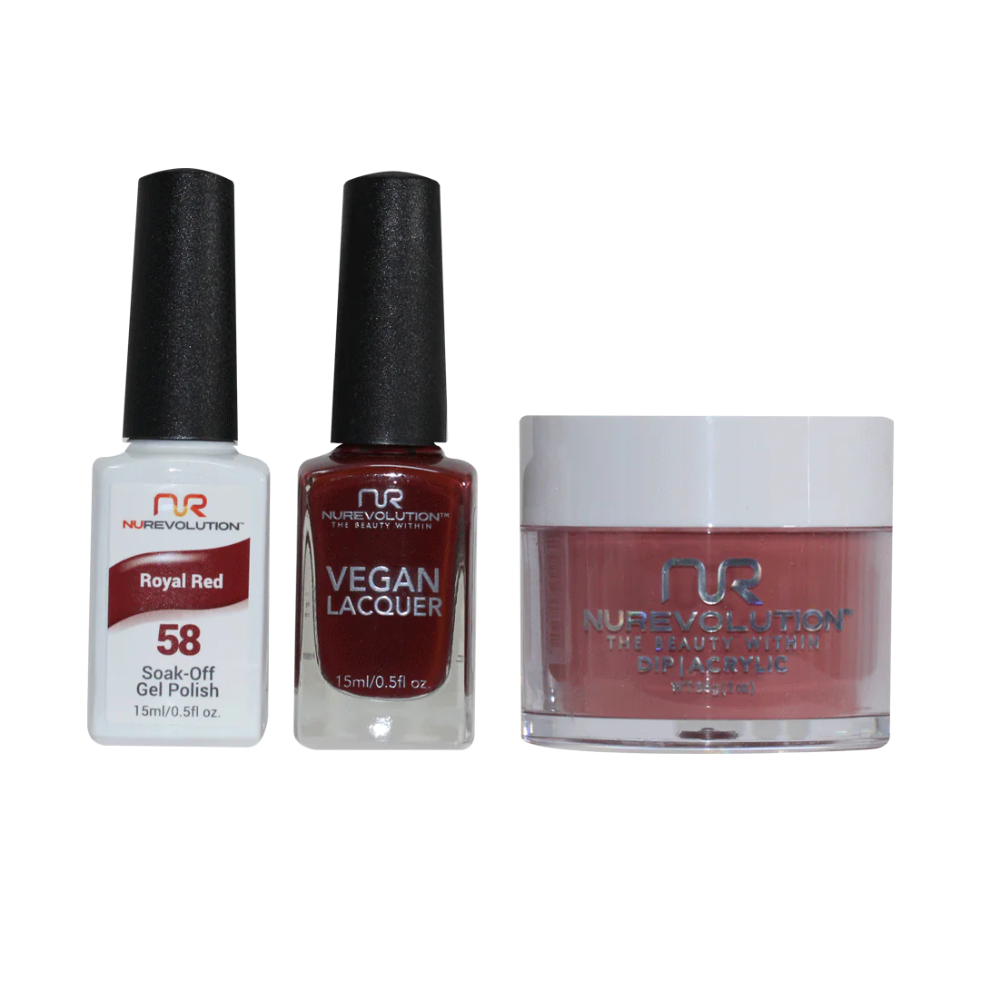Trio set 058 Royal Red