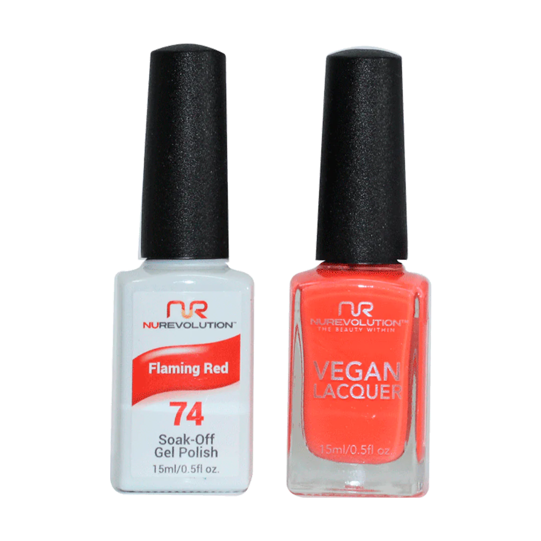 Trio Duo Gel & Lacquer 074 Flaming Red