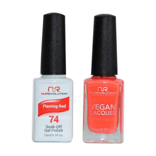 Trio Duo Gel & Lacquer 074 Flaming Red