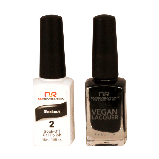 Trio Duo Gel & Lacquer 002 Blackout